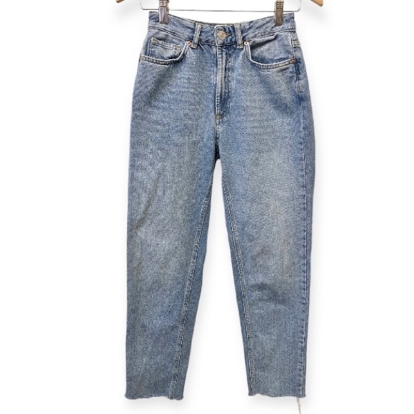 BDG 25 (0 US) Mom Jeans Urban Outfitters High Rise Frayed Hems Women’s - Picture 2 of 13